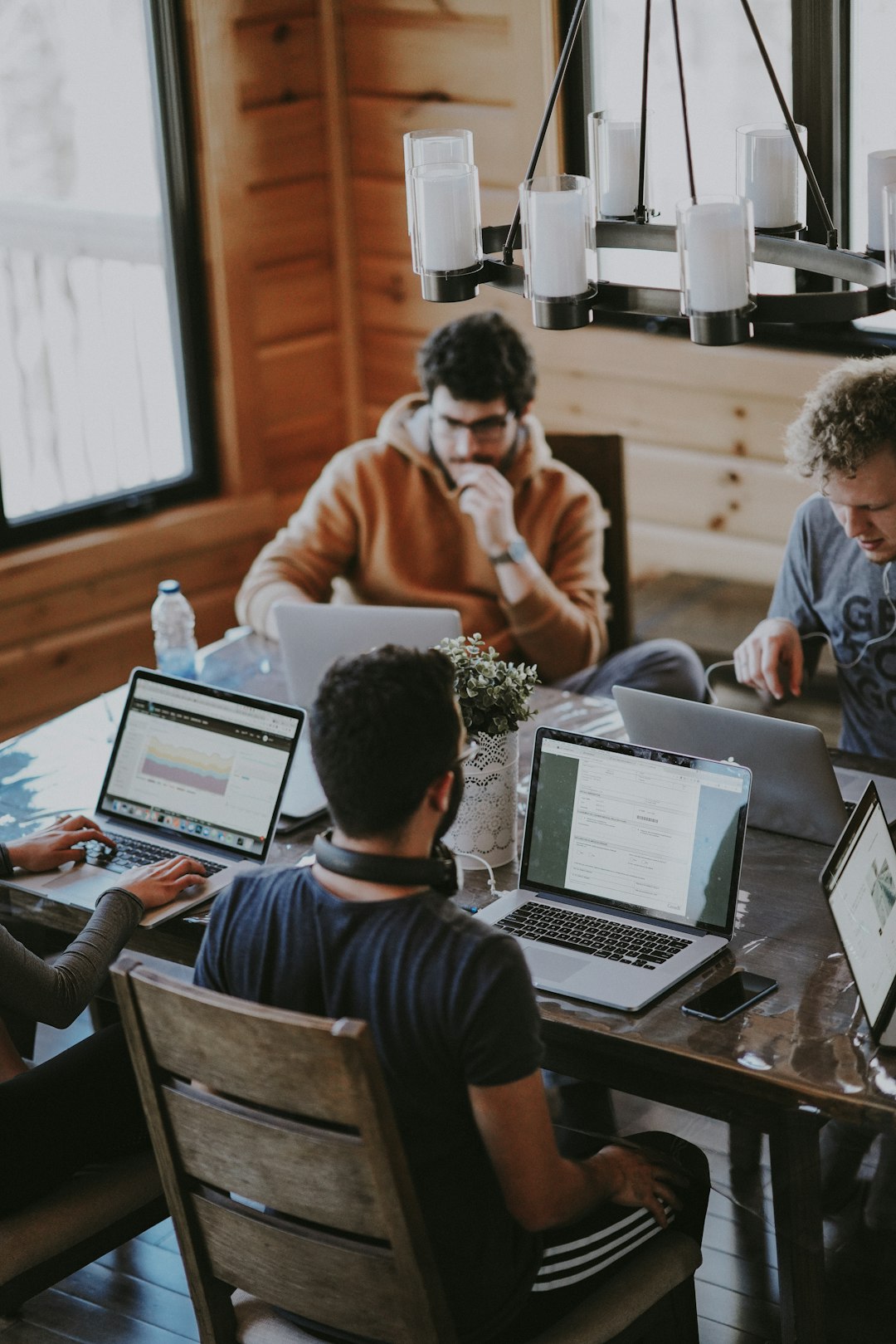 Dev Rankers team discussing a client project