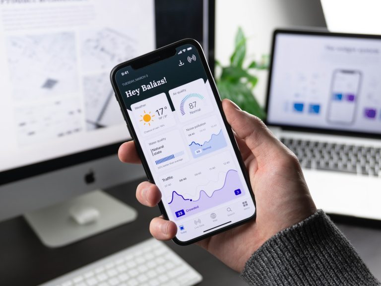 Mobile app interface designs illustrating how much it costs to build a mobile app
